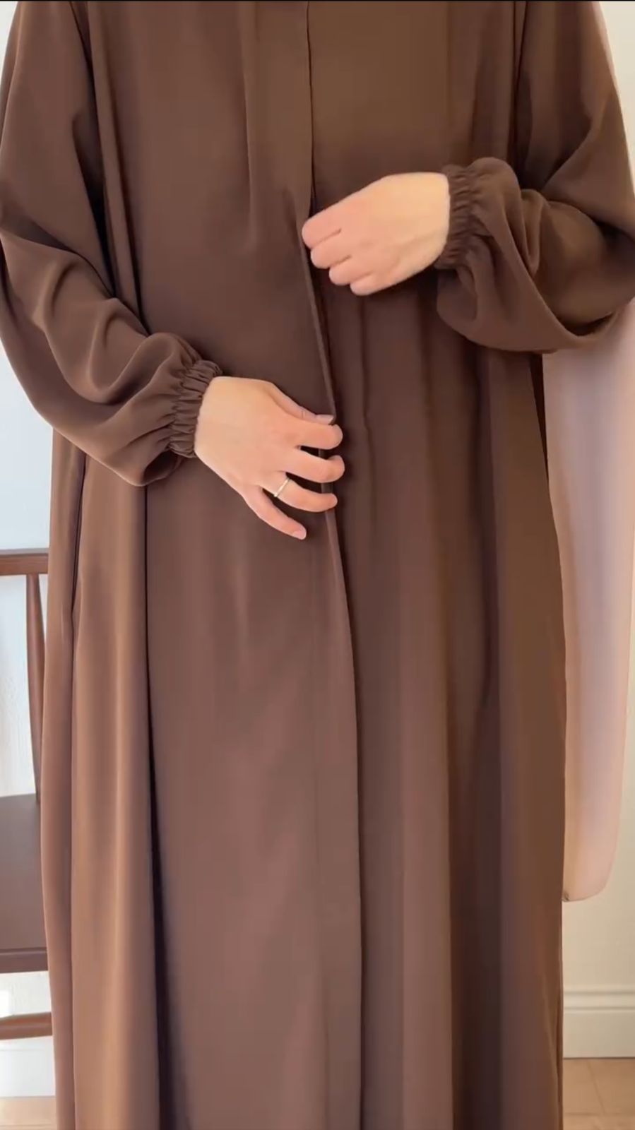 Modest Embroz Abaya With Stoller