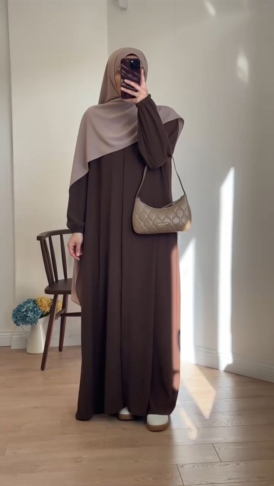 Modest Embroz Abaya With Stoller