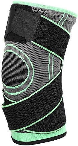 Adjustable knee support compression sleeve brace