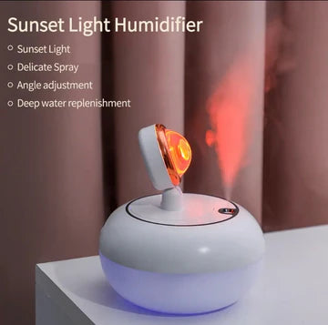 2 in 1 Sunset Lamp with Air Humidifier
