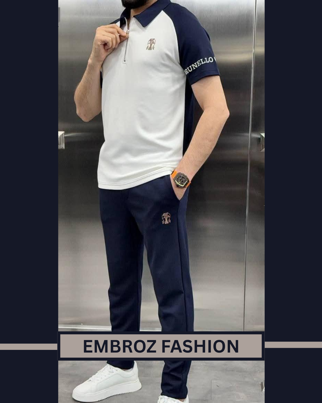PANEL ZIP STYLE TRACK SUIT