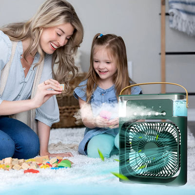HUMIDIFIER COOLING FAN, PERSONAL RECHARGEABLE AIR COOLER FAN, MINI AIR FRESHENER COOLING FAN