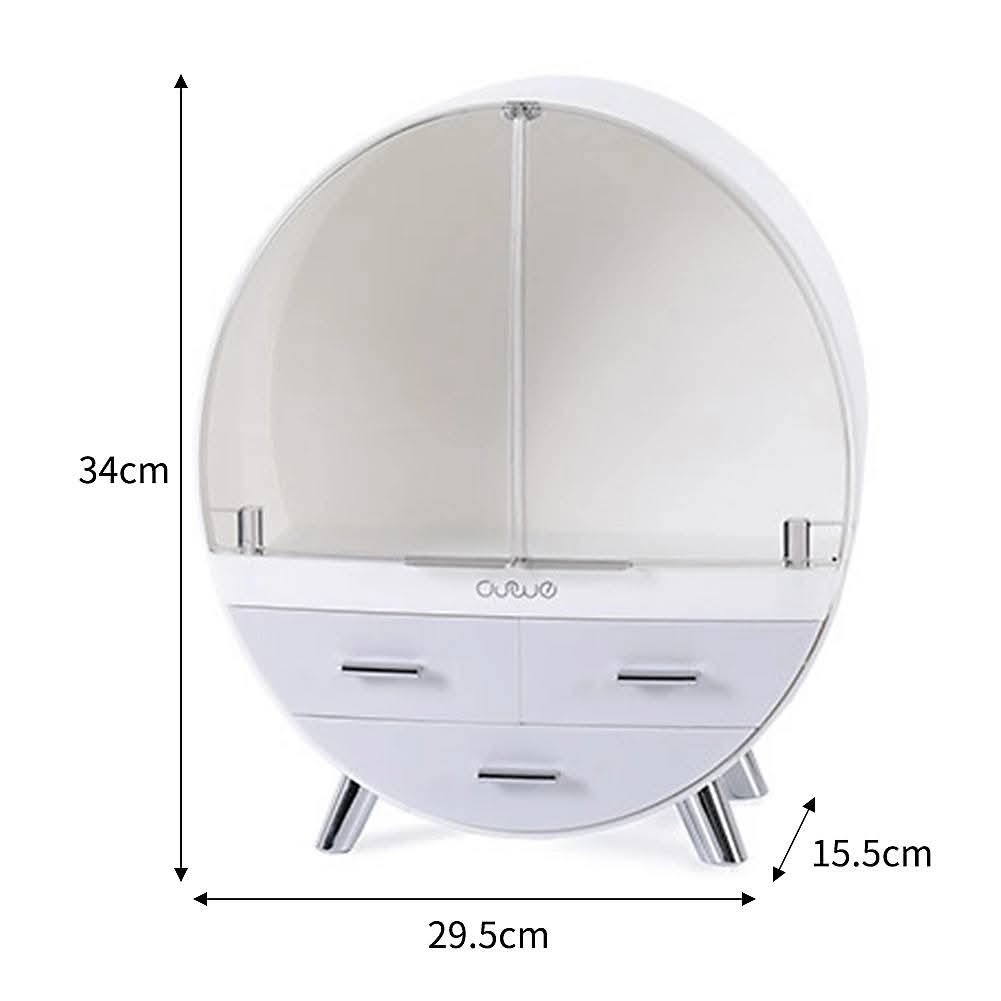 Oval Shaped Cosmetic organizer