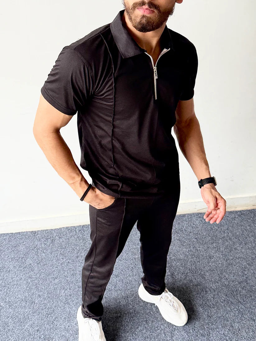 STRIPE ZIP STYLE TRACK SUIT