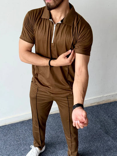 STRIPE ZIP STYLE TRACK SUIT