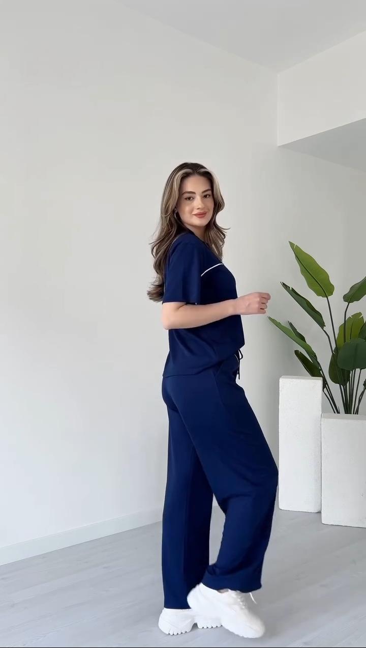 Navy Ezy Wear CO ORD Set