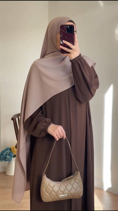 Modest Embroz Abaya With Stoller
