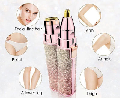 2 in 1 Electric Eyebrow Trimmer and Shaver