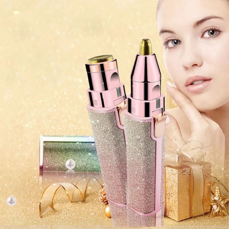 2 in 1 Electric Eyebrow Trimmer and Shaver